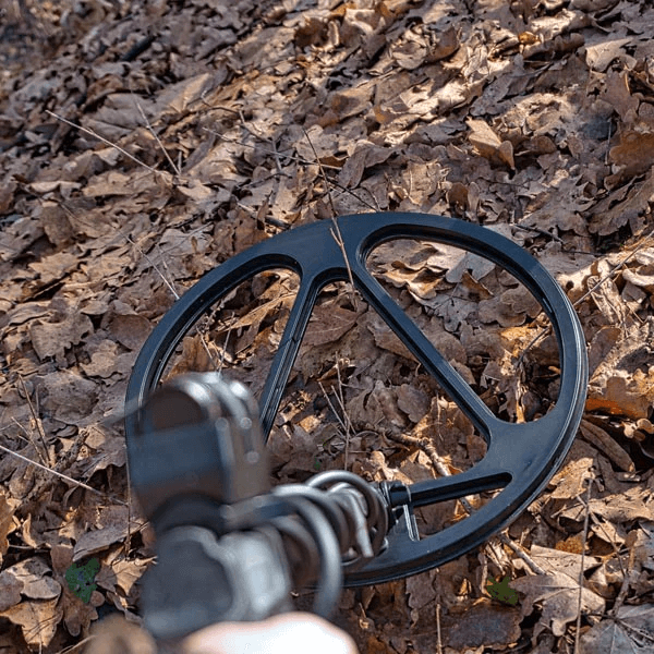 A metal detecting coil for the OKM machines in a forest